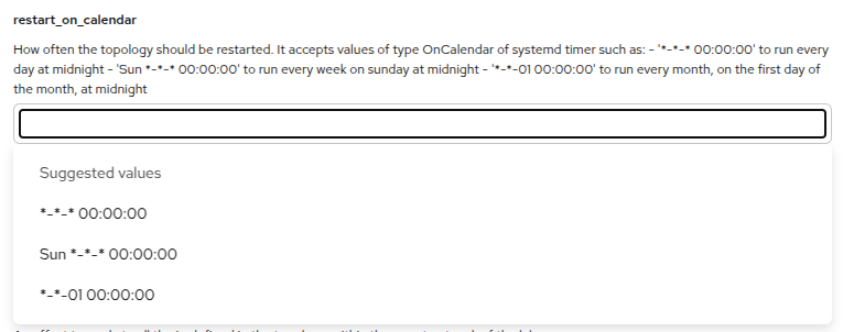 from control with literal values